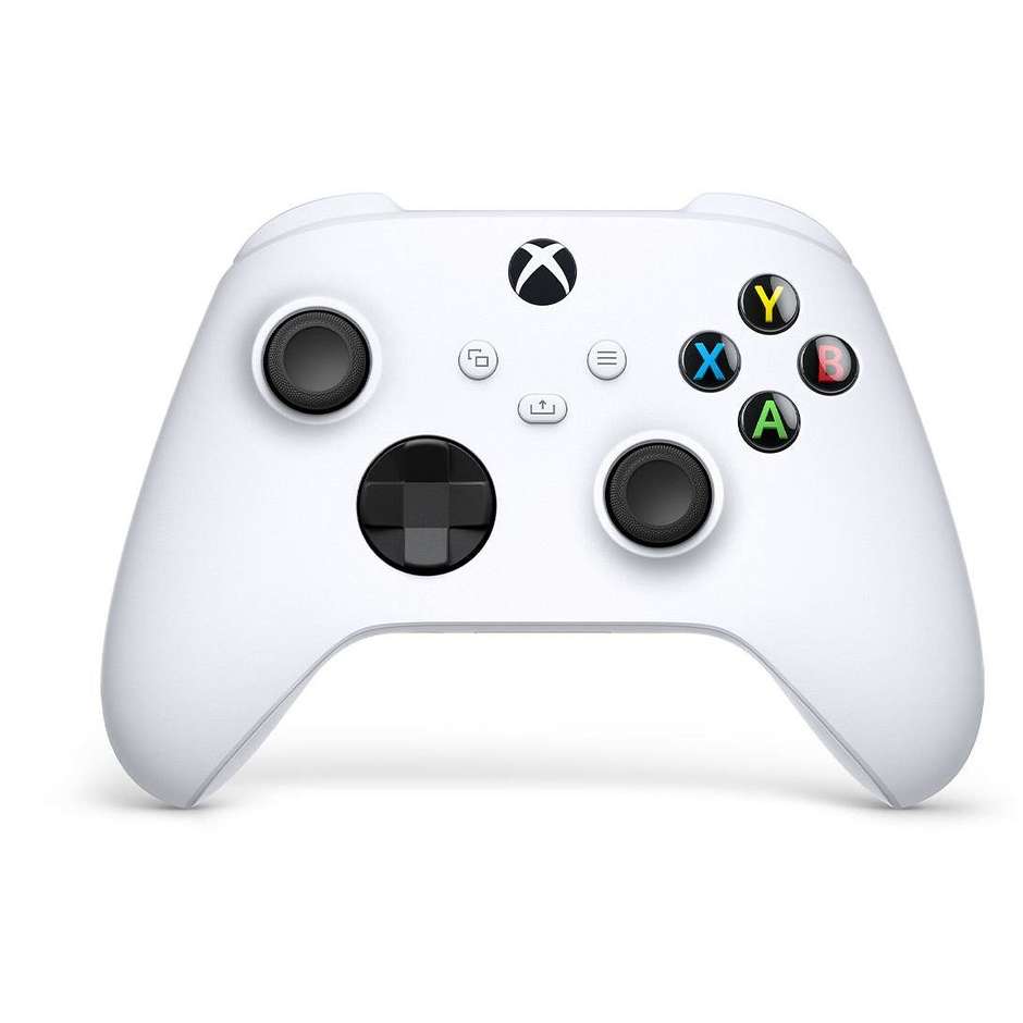 Microsoft Xbox Controller Wireless per Xbox Series X|S PC e Mobile Colore Robot White con D-Pad Ibrido e Bluetooth QAS-00009